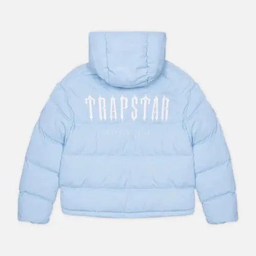 Trapstar Decoded Hooder Puffer 2.0 Jacket - Ice Blue