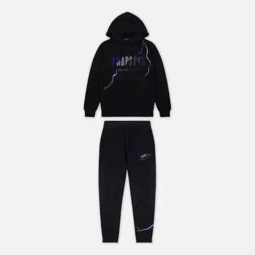 Trapstar Chenille Decoded Hooded Tracksuit - Lightning Edition