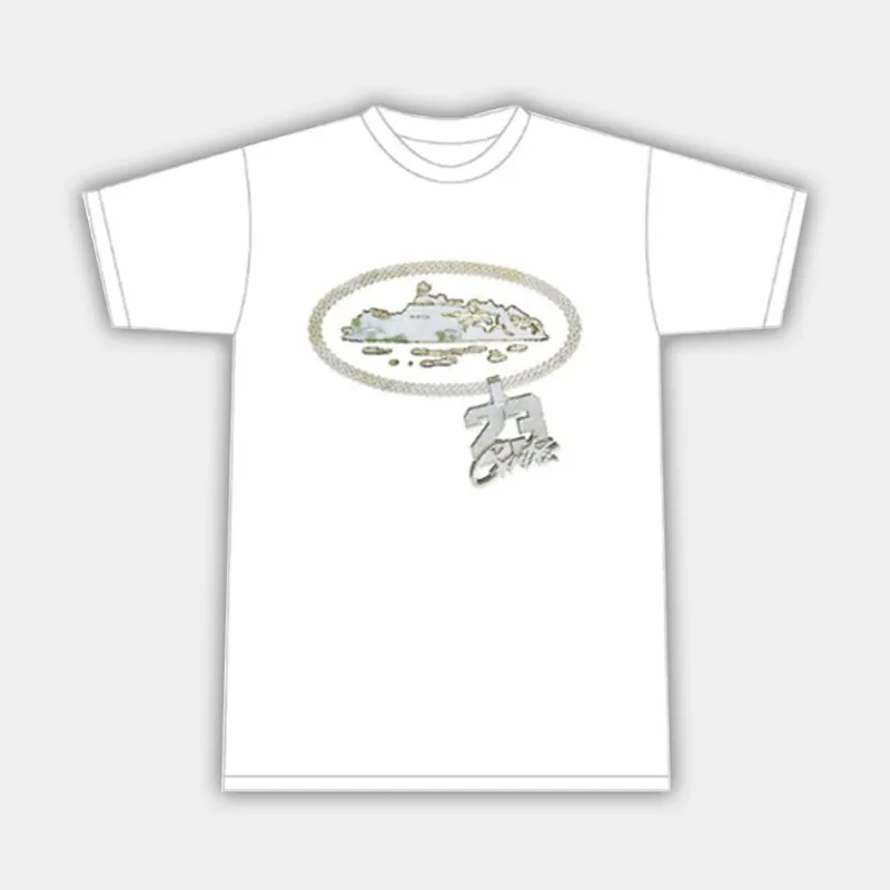 Corteiz RTW X Central CEE 23 Chain T Shirt - White