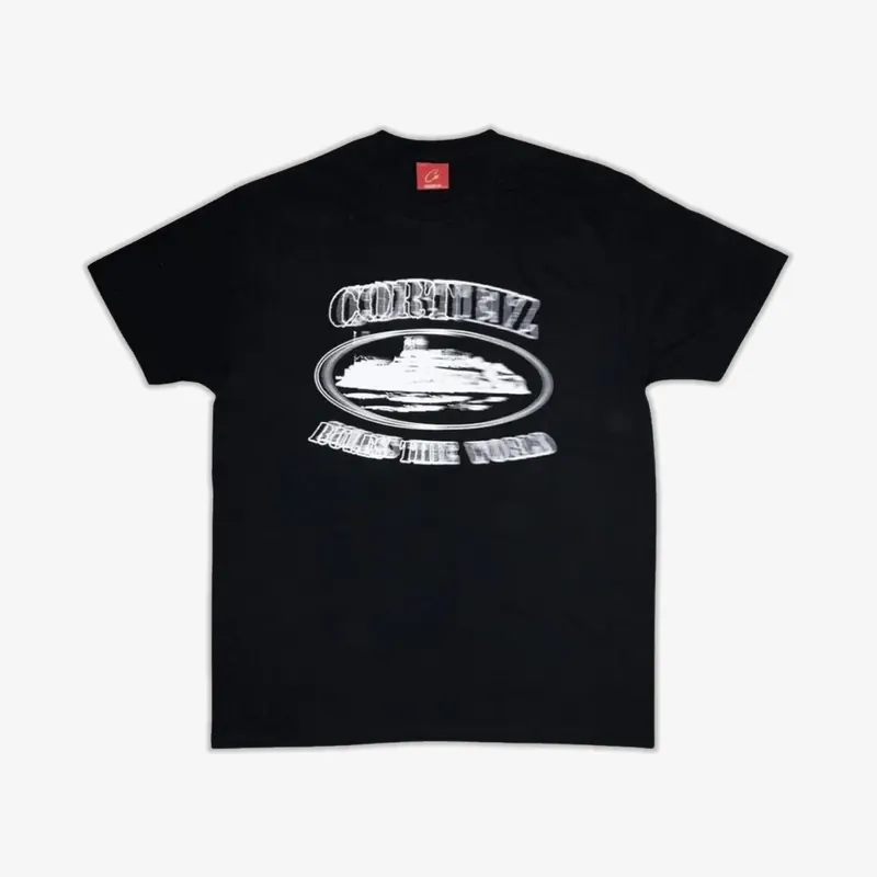 Corteiz RTW Alcatraz Blur T-Shirt Black / White