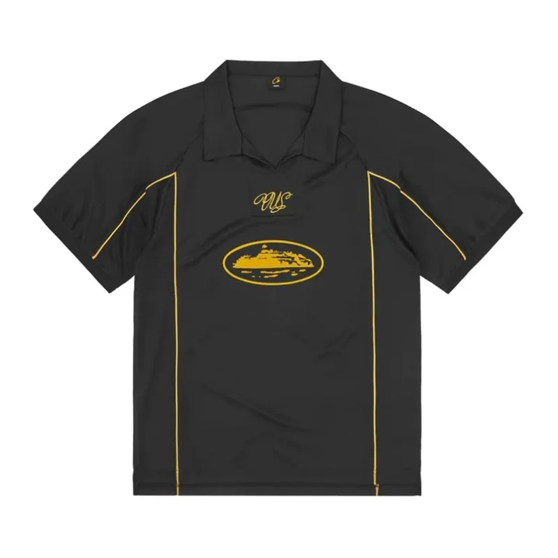 Corteiz RTW Taillisimo Football Jersey - Black / Yellow