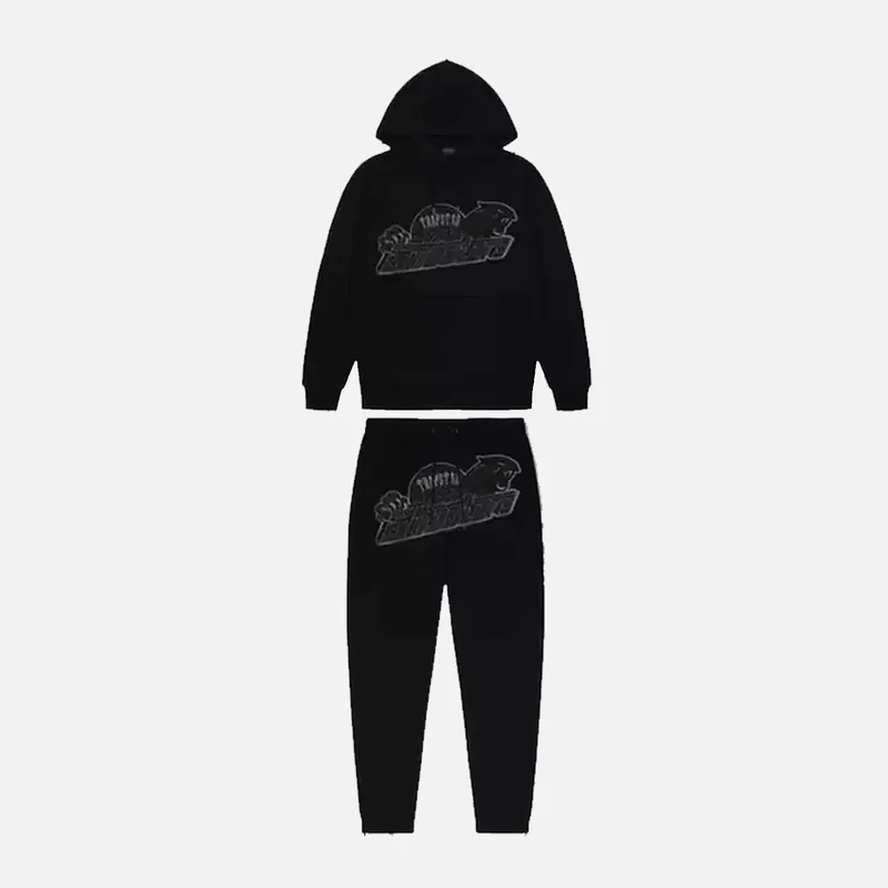 Trapstar Shooters Hooded Tracksuit - Blackout
