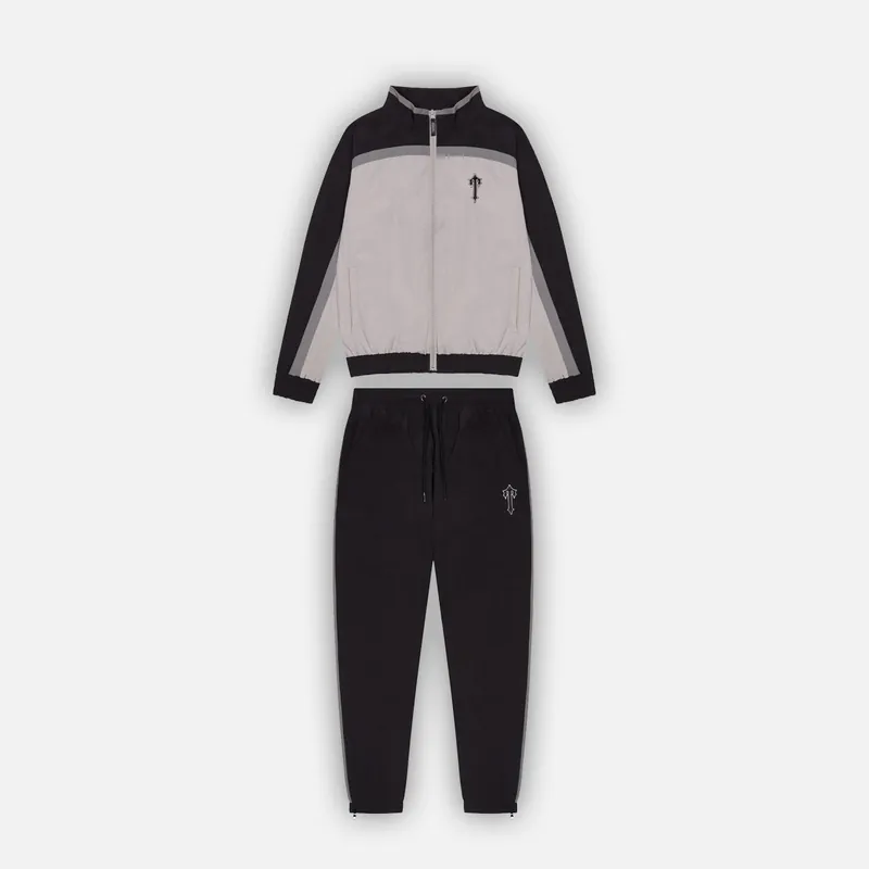 Trapstar Irongate T Shellsuit - Black / Grey