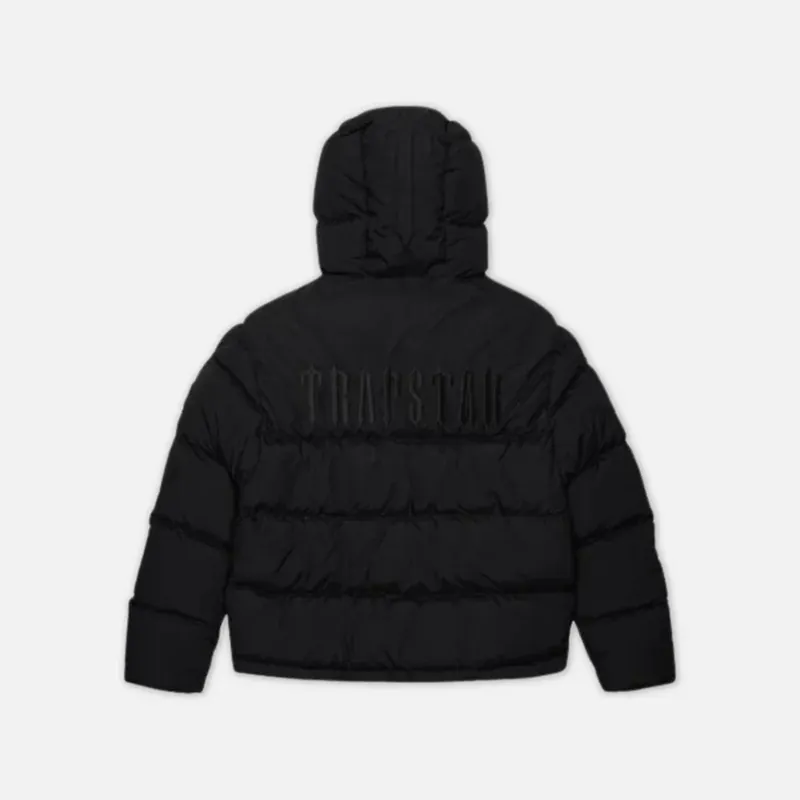 Trapstar Decoded Hooded Puffer 2.0 Jacket - Blackout