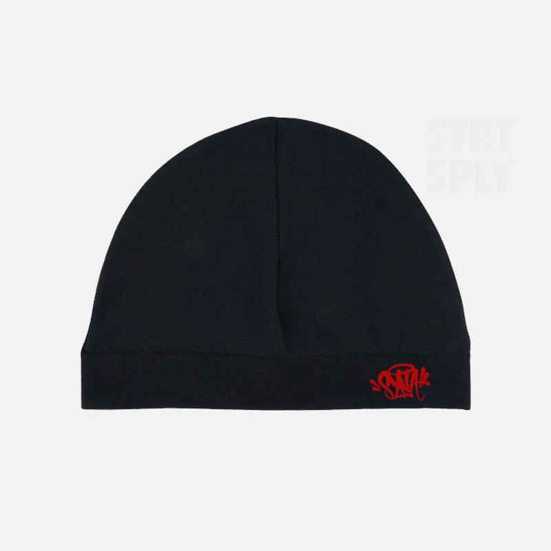 Syna World Logo Skull Hat - Black / Red