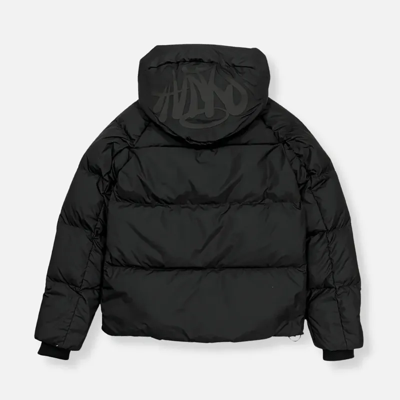 Syna World Logo Puffer Jacket - Blackout