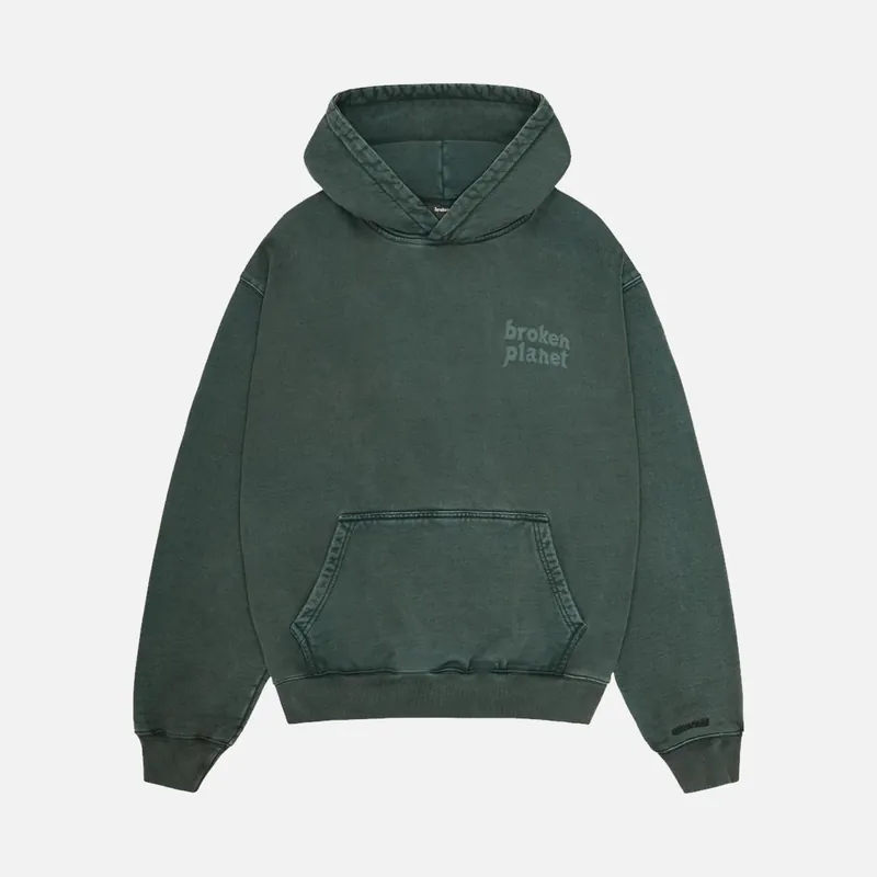 Broken Planet Market Basics Hoodie - Washed Emerald