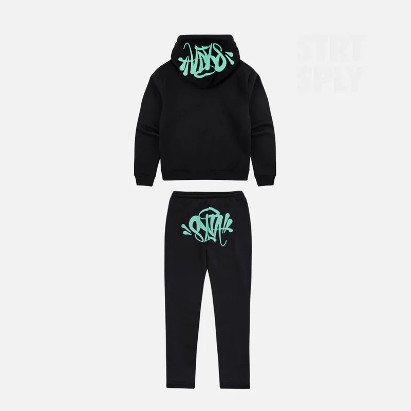 Syna World Logo Tracksuit - Black / Teal