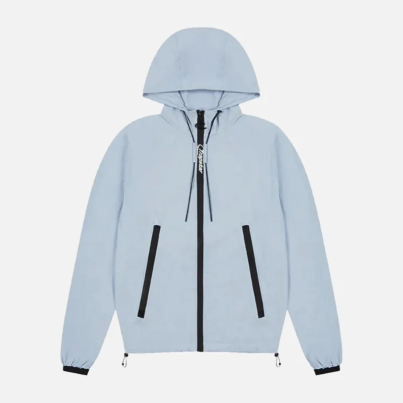 Trapstar Hyperdrive Embossed Windbreaker - Blue Cashmere