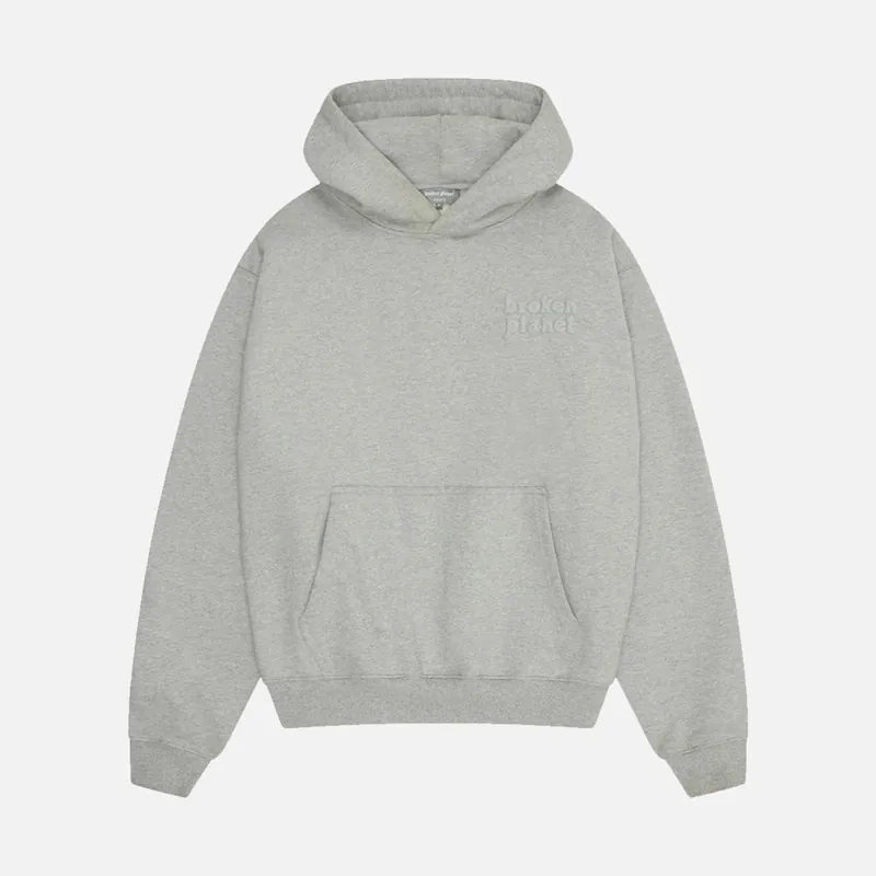 Broken Planet Market Basics Hoodie - Heather Grey