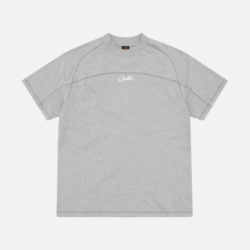 Corteiz RTW HMP Panel T-Shirt - Grey