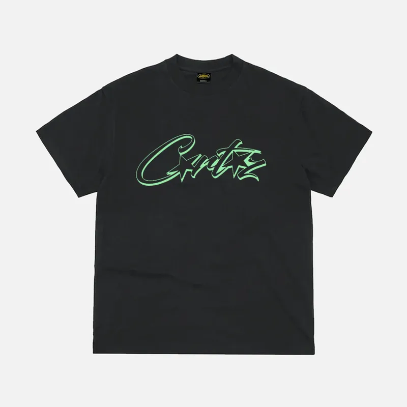 Corteiz RTW Allstarz T-Shirt - Black / Green