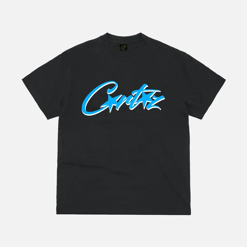 Preloved Corteiz RTW Allstarz T-Shirt - Black / Blue