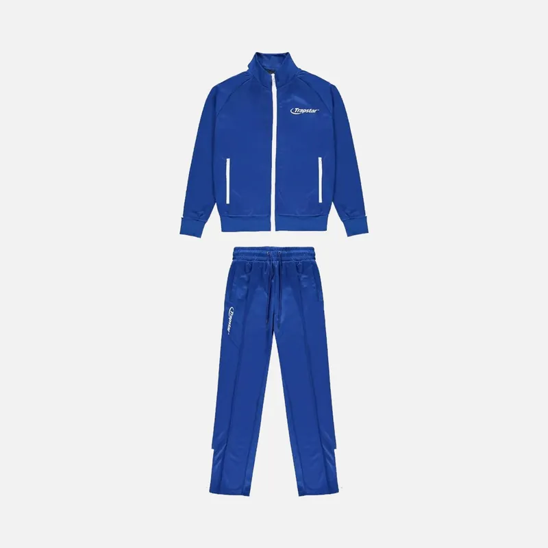 Trapstar Hyperdrive Zip Tracksuit - Blue / White