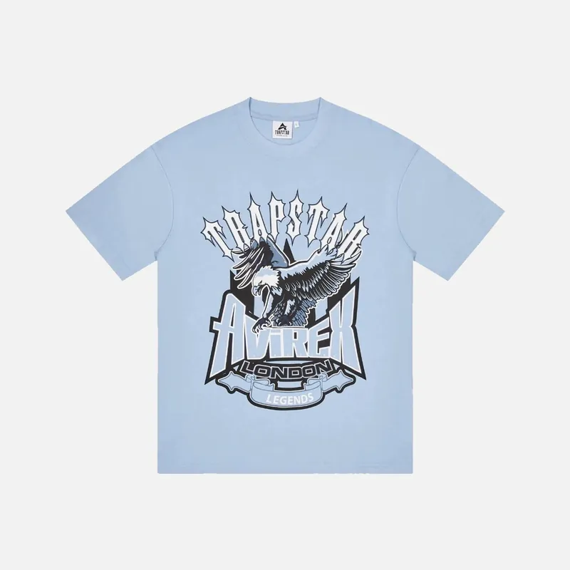 Trapstar x Avirex Flying Bird T-Shit - Light Blue