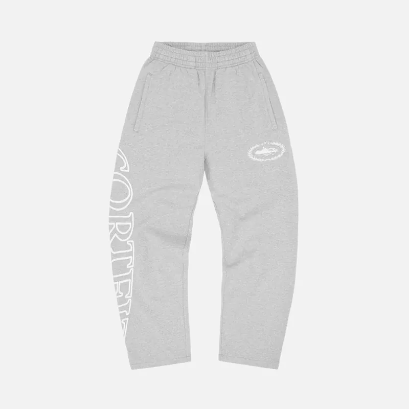 Corteiz RTW Superior Royale Open Hem Pant - Heather Grey