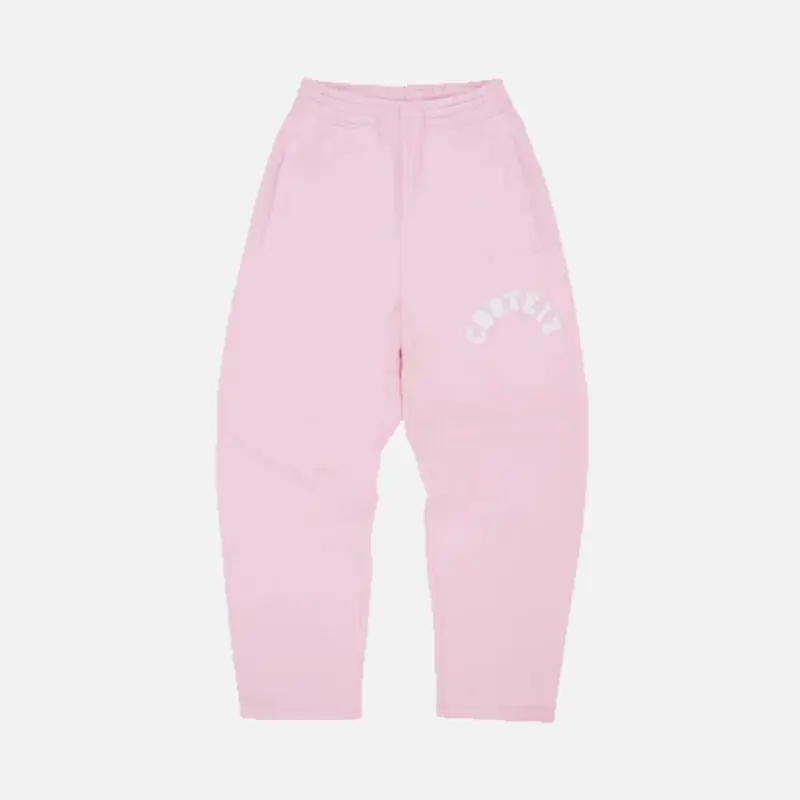 Corteiz RTW Colly Arch Open Hem Bottoms - Pink