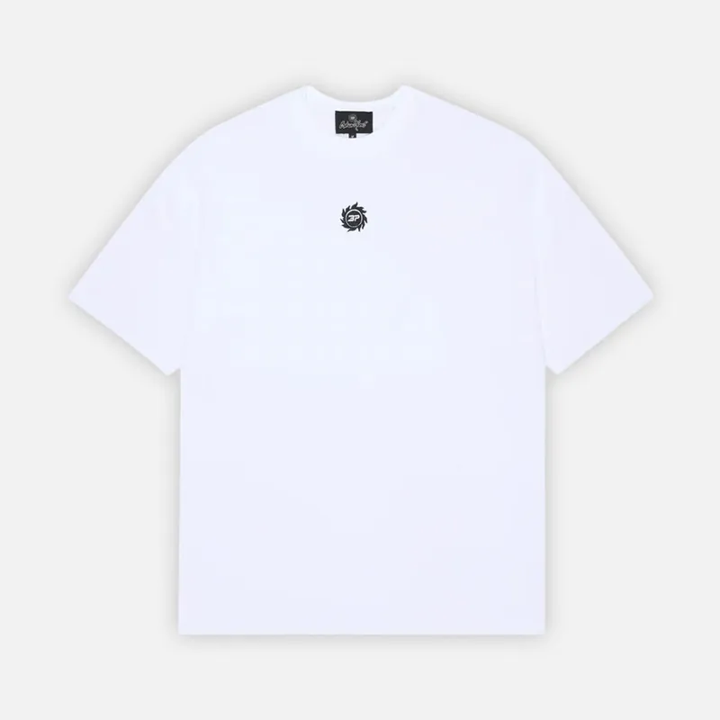 Broken Planet Basics Sun T-Shirt - Snow White