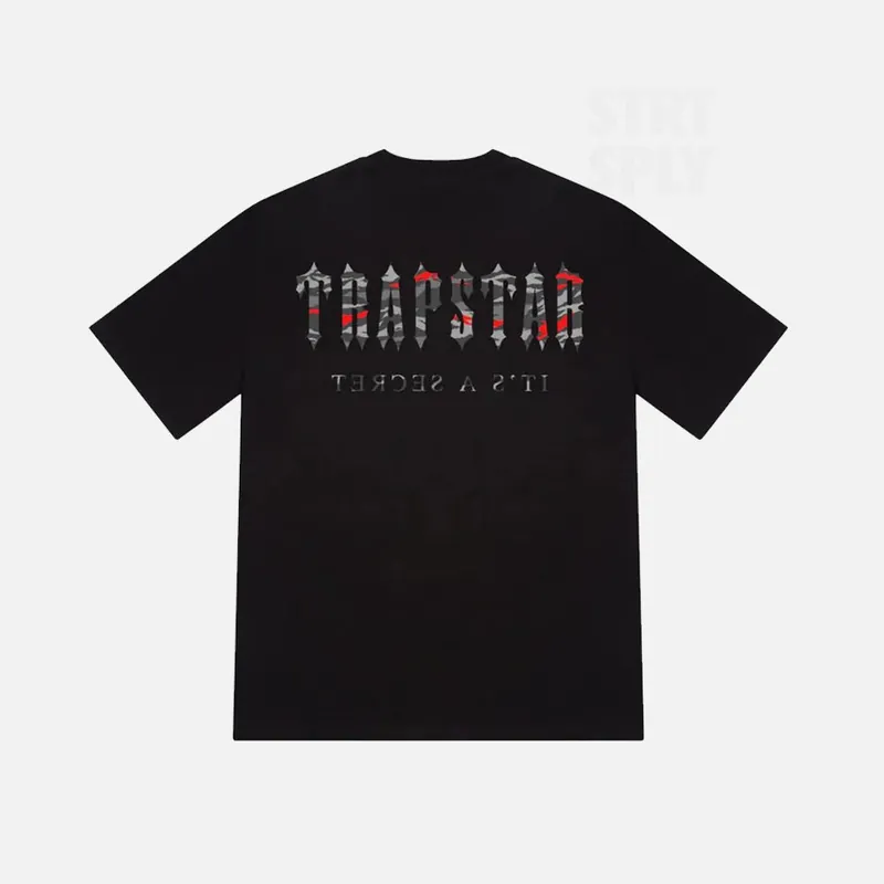Trapstar Decoded All Terrain T-Shirt - Black / Red