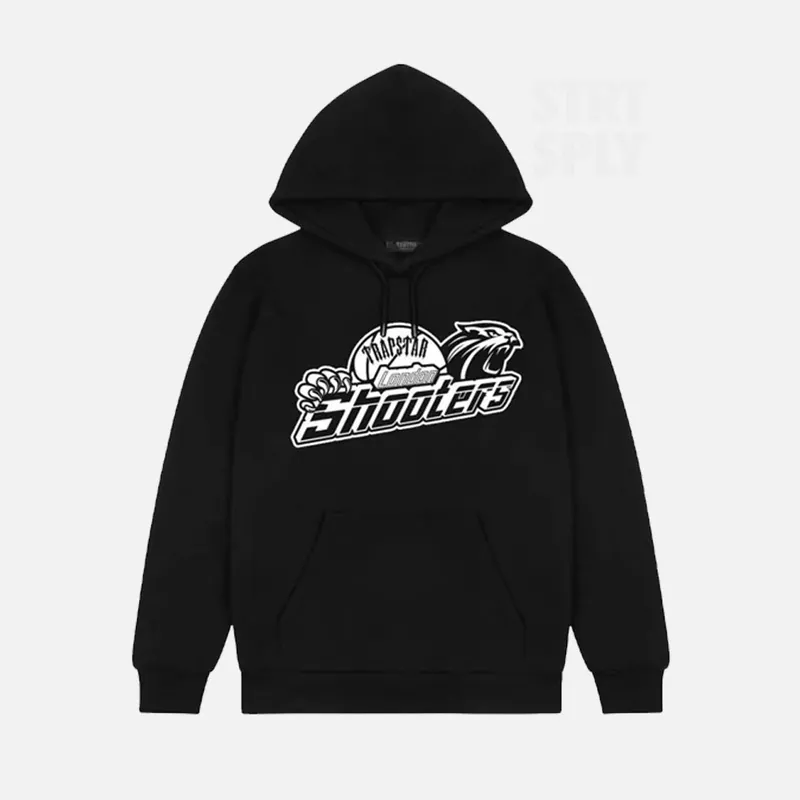 Trapstar Shooters Hoodie - Black / White