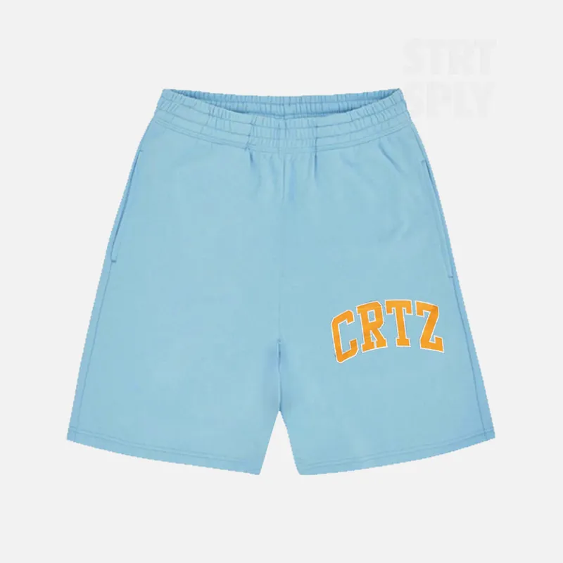 Corteiz RTW Dropout Shorts - Baby Blue