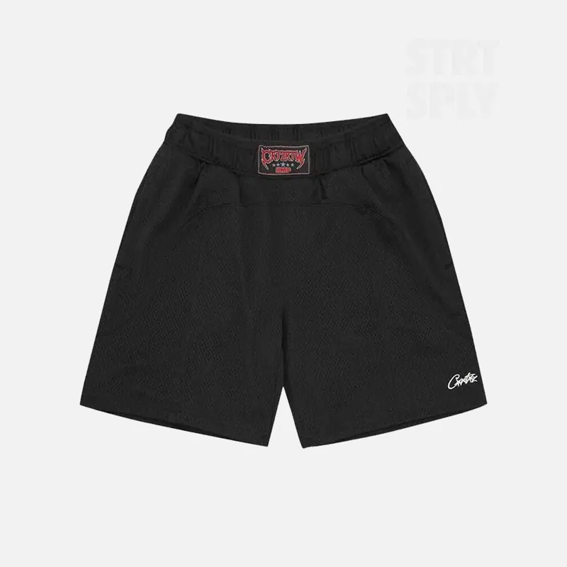 Corteiz RTW HMP Mesh Panel Short - Black