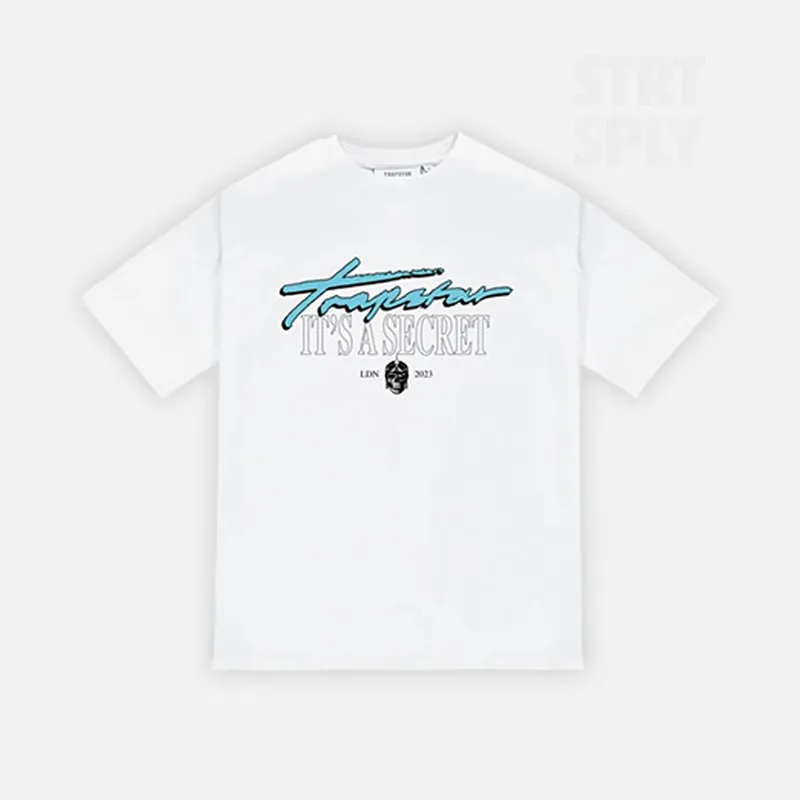 Trapstar It's A Secret SS T-Shirt - White / Teal