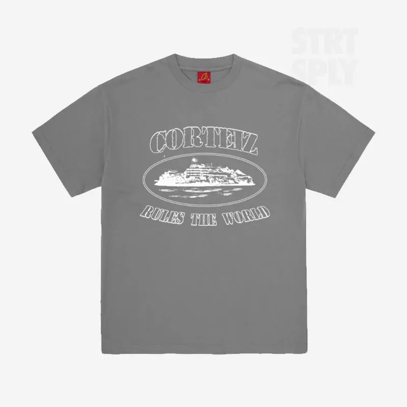 Corteiz RTW Alcatraz T-Shirt - Gully Grey