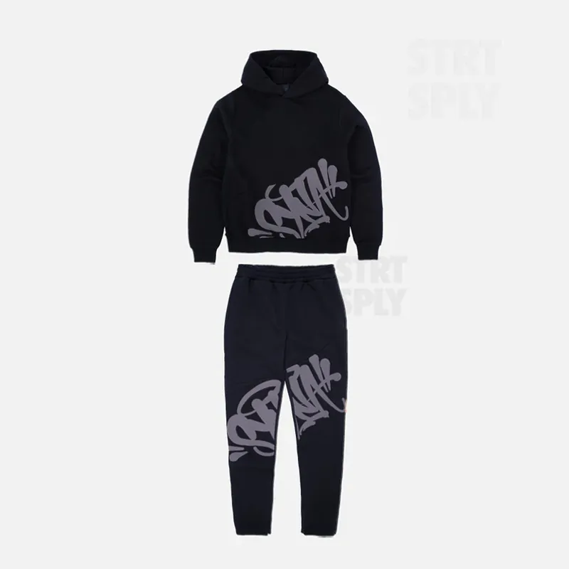 Syna World Logo Slice Tracksuit - Black