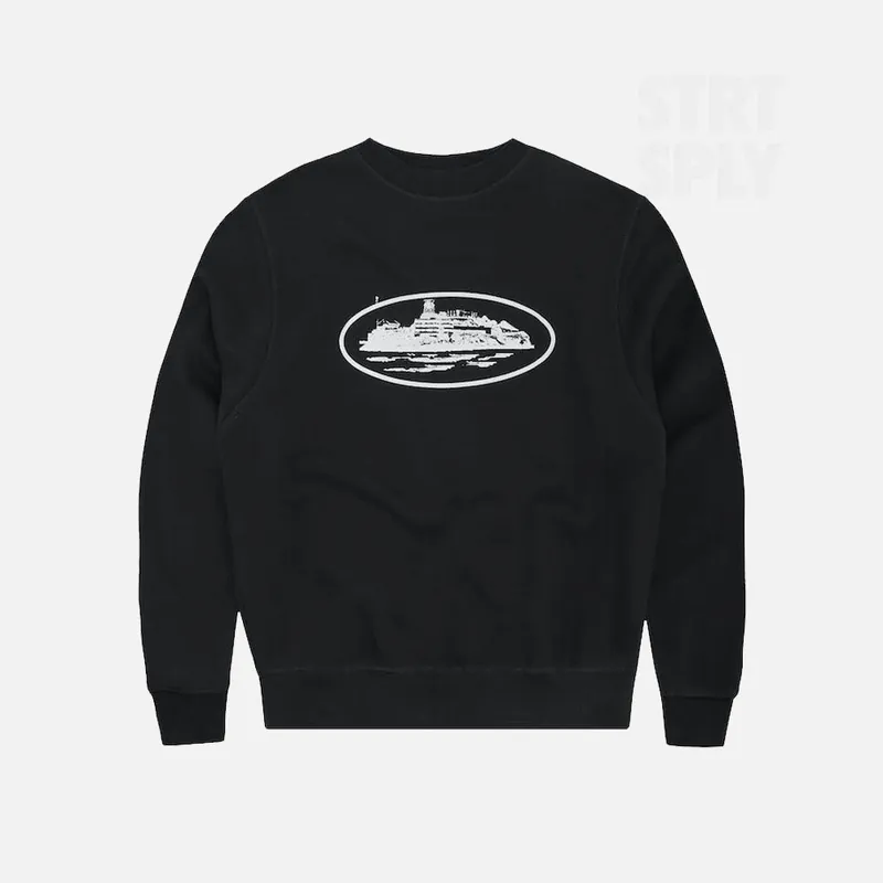 Corteiz RTW OG Alcatraz Sweater - Black