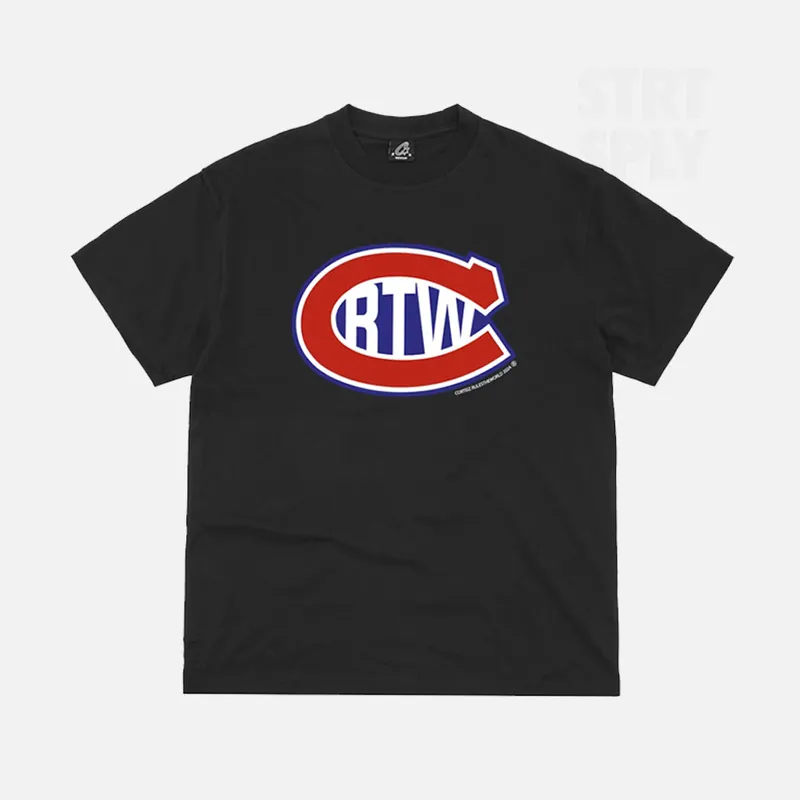 Corteiz RTW C In RTW T-Shirt - Black