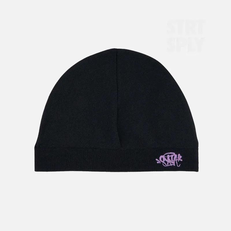 Syna World Logo Skull Hat - Black / Lilac
