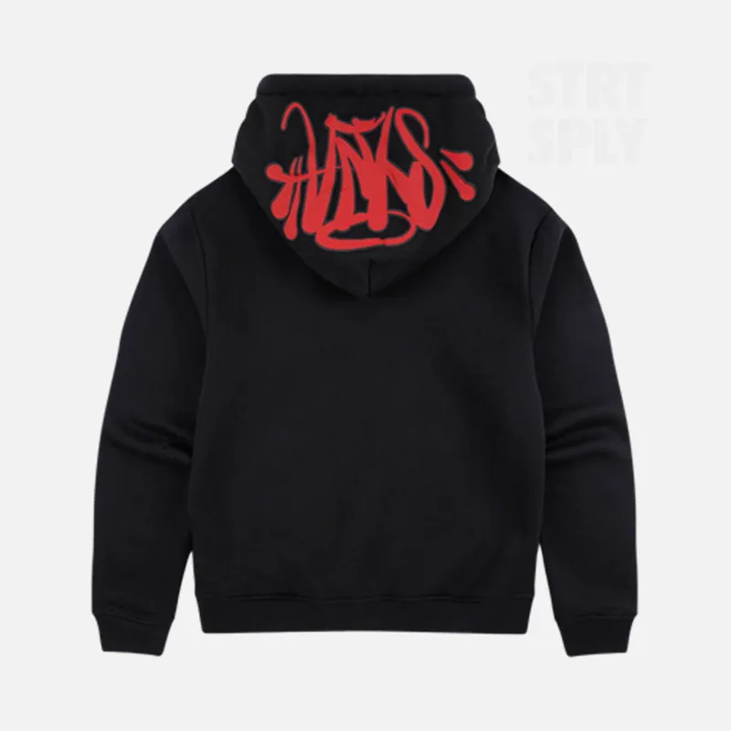 Syna World OG Rope Hoodie - Black / Red