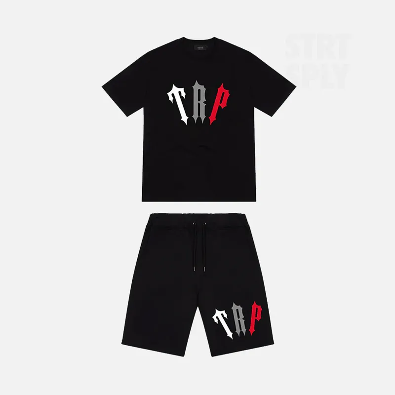 Trapstar TRP Short Set - Black / Infrared