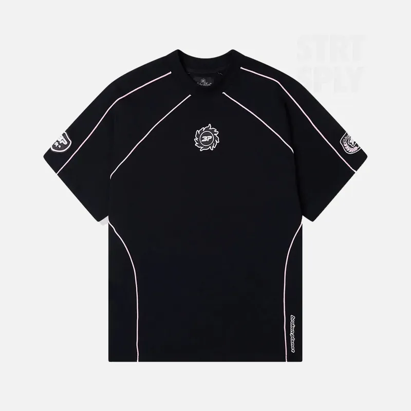 Broken Planet Performance T-Shirt - Black / Pink