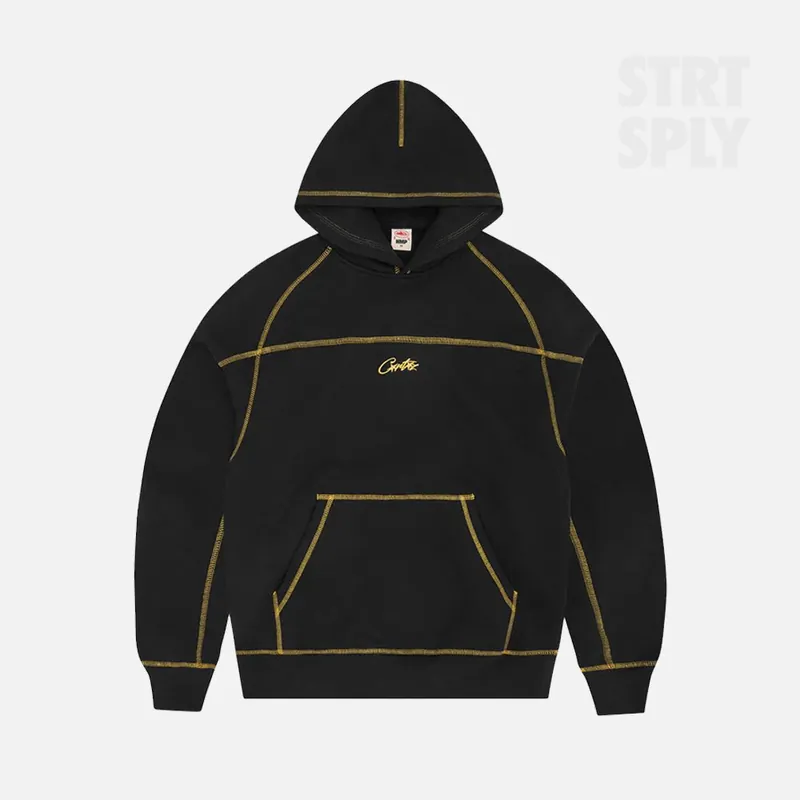 Corteiz RTW HMP V2 Hoodie - Black / Yellow