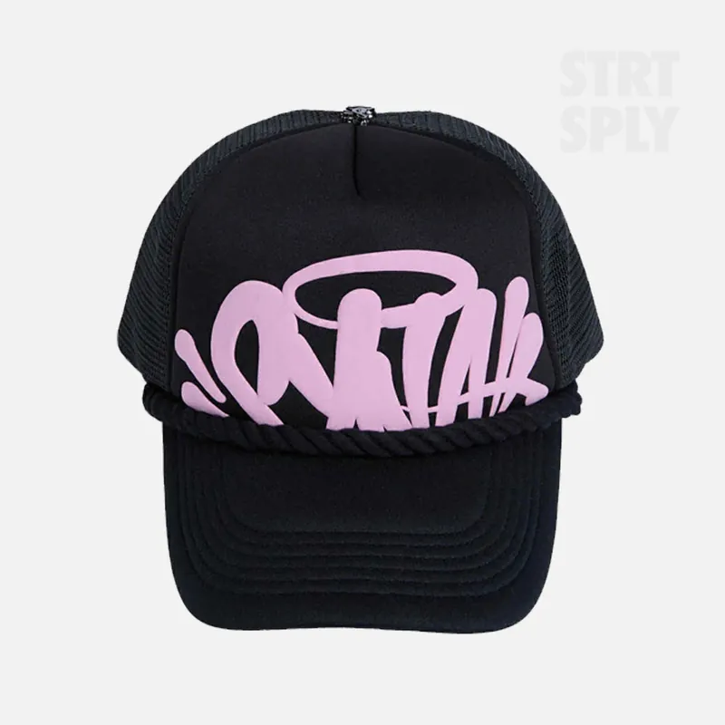 Syna World Rope Trucker Hat - Black / Lilac