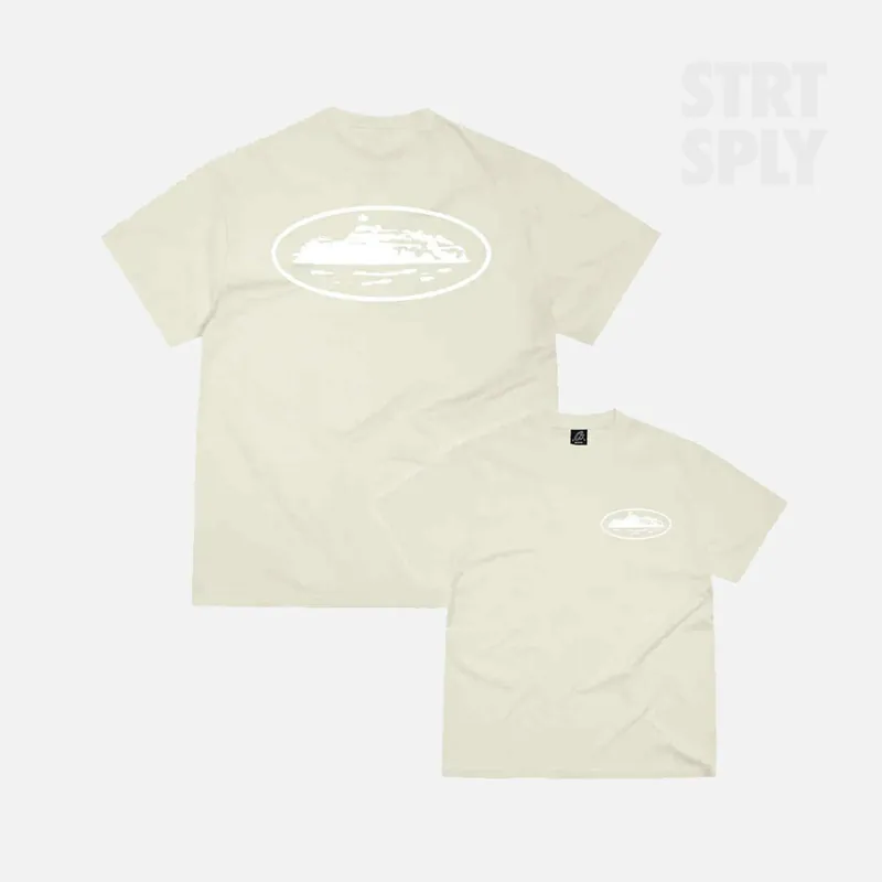 Corteiz RTW OG Island T-Shirt - Off White