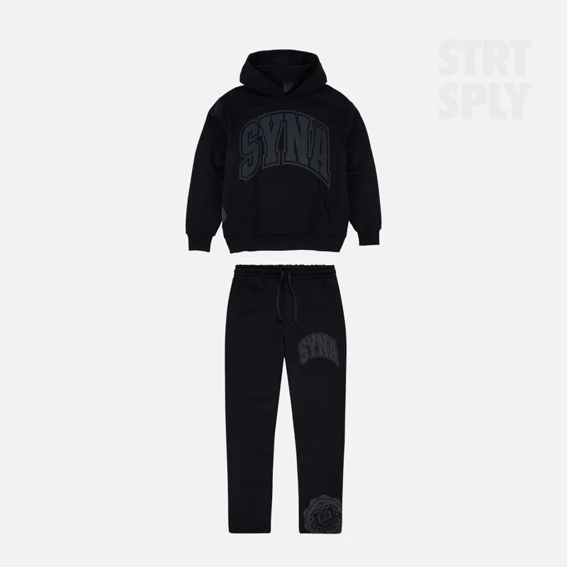 Syna World College Logo Tracksuit - Blackout
