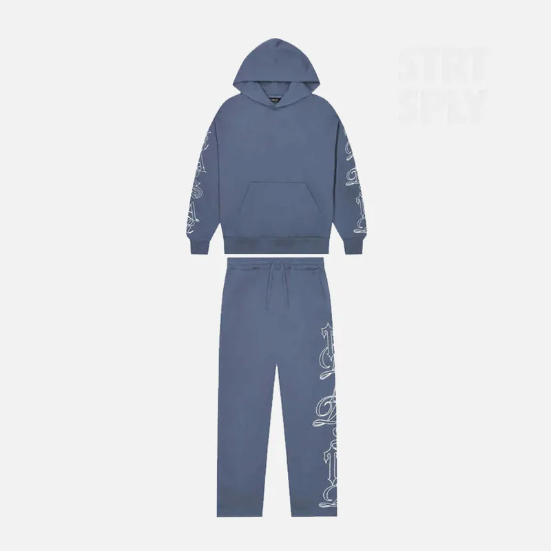 Trapstar Script Tracksuit - Blue
