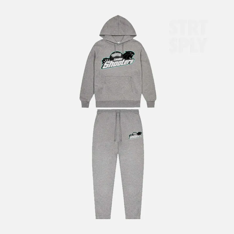 Trapstar Shooters Hooded Tracksuit - Grey / Reflective