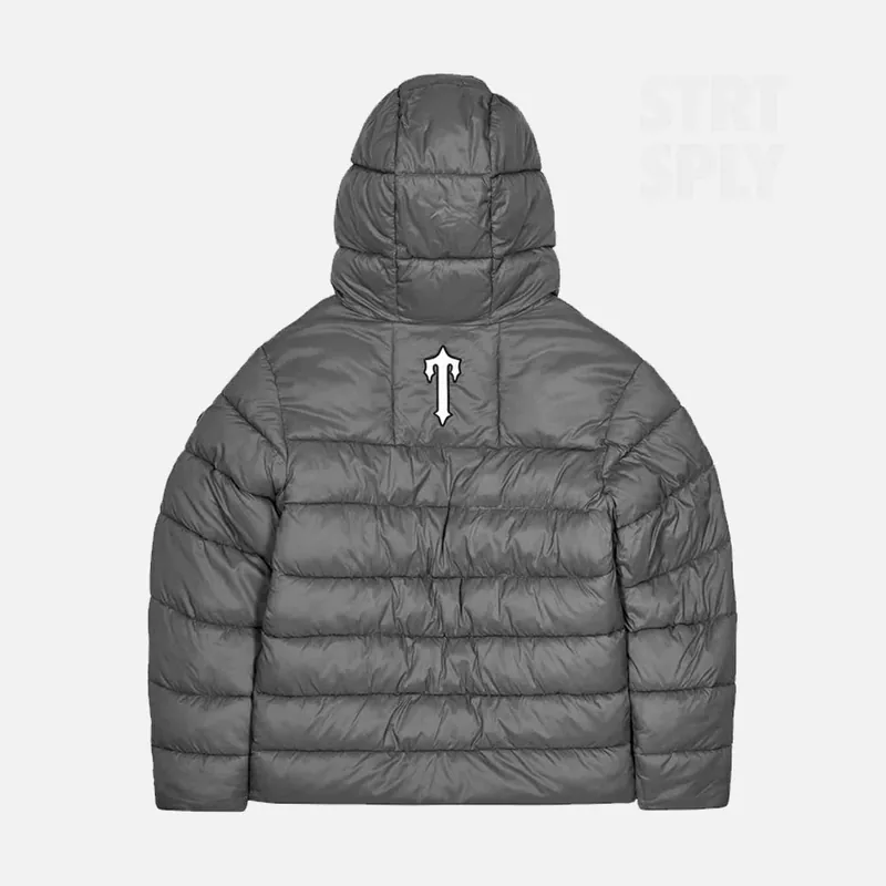 Trapstar It’s A Secret Hooded Puffer Jacket - Grey