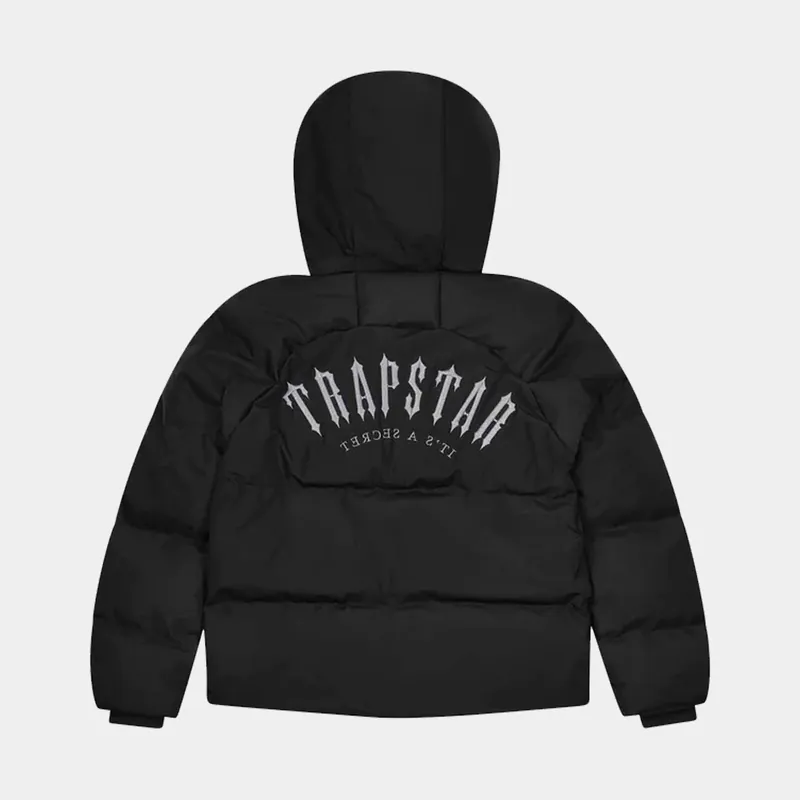 Preloved Trapstar Irongate Arch Puffer Jacket - Black
