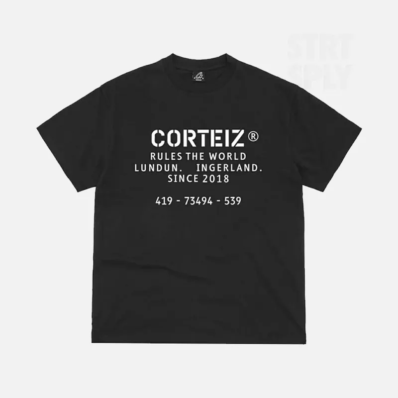 Corteiz RTW OG Stencil T-Shirt - Black