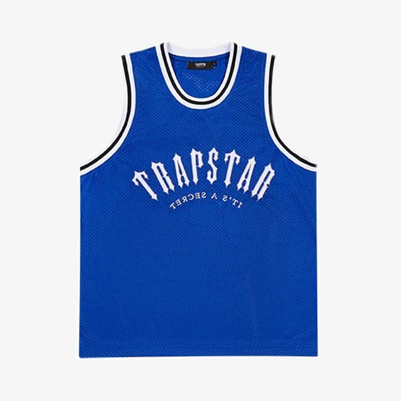 Preloved Trapstar Irongate Arch Basketball Vest - Blue