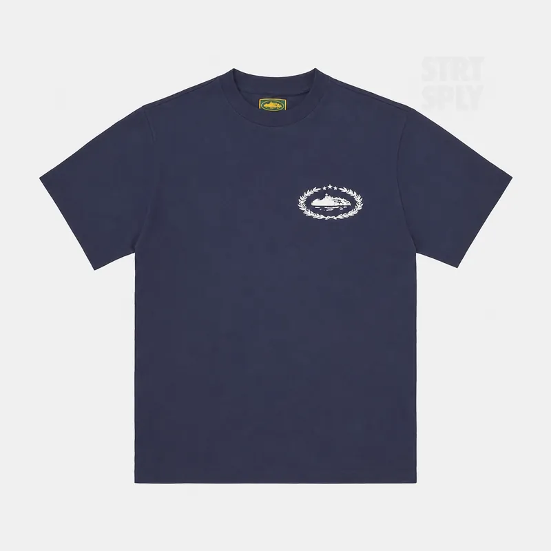 Corteiz RTW Royale Heavyweight T-Shirt -Navy