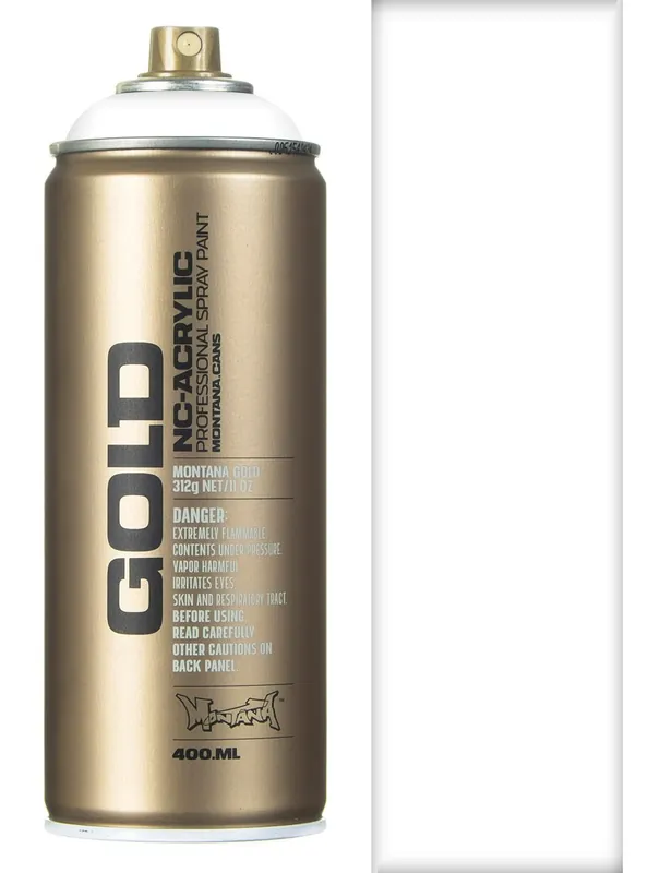 Spray Paint 400ml - Shock White Pure S9120