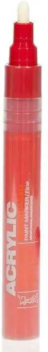 Acrylic Paint Marker 2mm - Shock Red S3000
