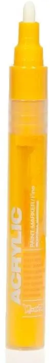 Acrylic Paint Marker 2mm - Shock Yellow S1010