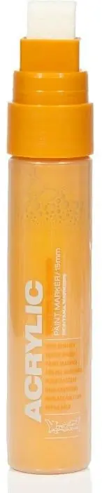 Acrylic Paint Marker 15mm - Shock Orange Light S2000